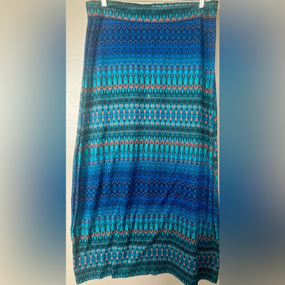 Bobbie Brooks Dresses & Skirts - GUC Bobbie Brooks Colorful Pattern Maxi Skirt - Women’s Plus Size  1x - Stretchy